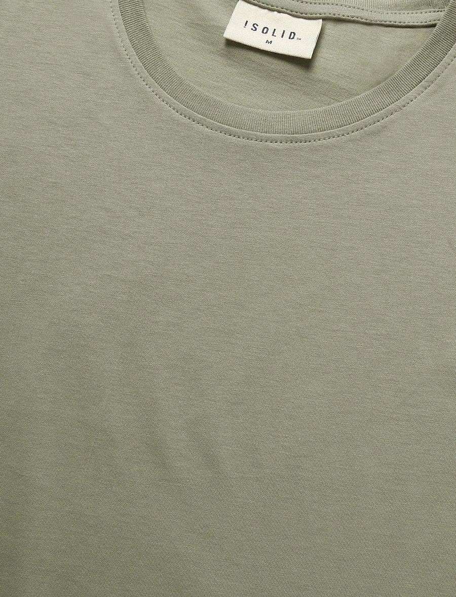 Solid - SDROCK SS - kurzärmelige t-shirts - vetiver - 2