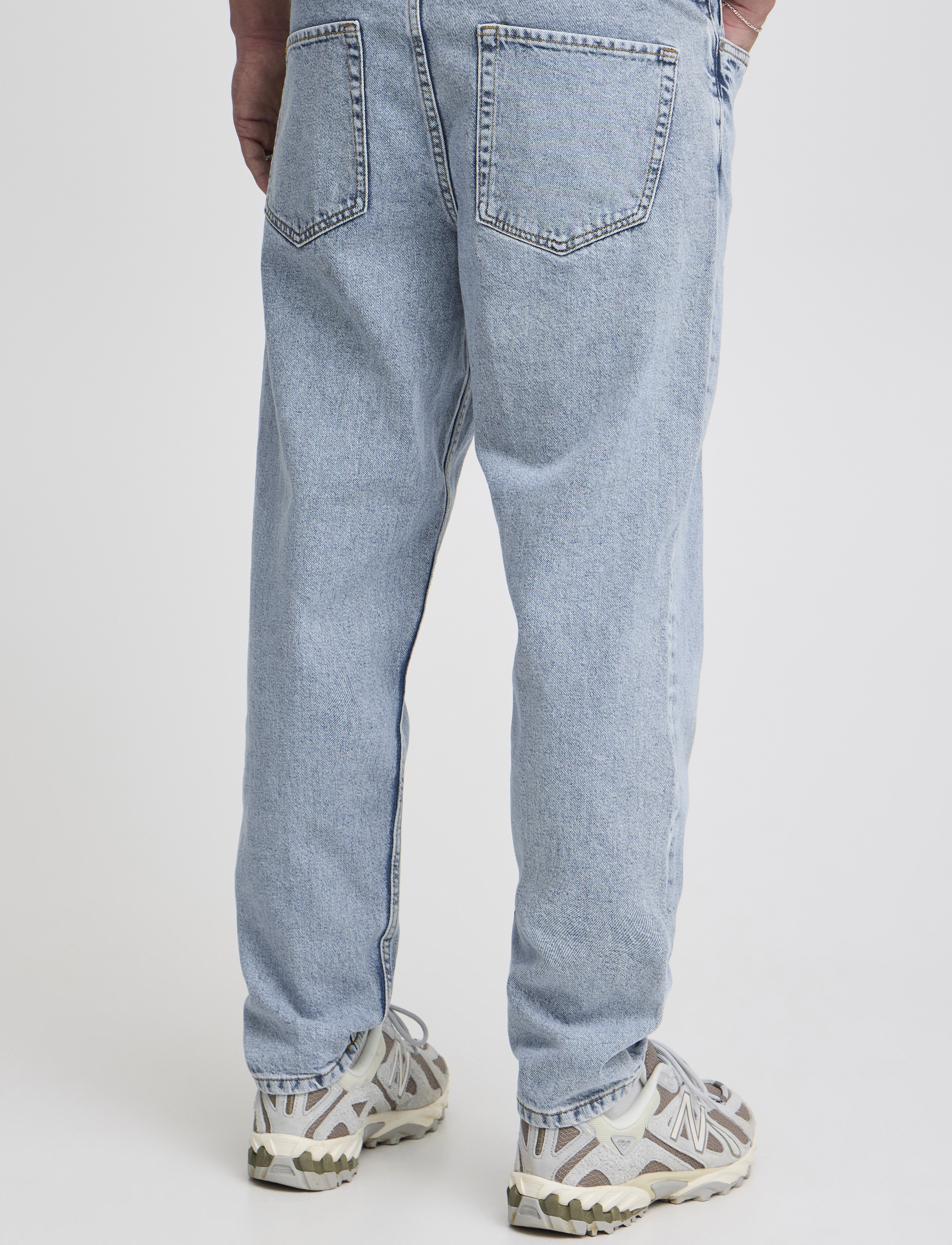 Solid - SDDYLAN DAD FIT BLUE323 - hosen & jeans - blue dnm - 3