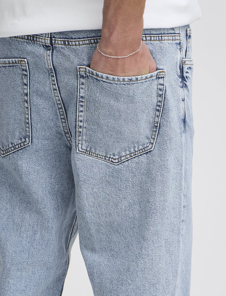 Solid - SDDYLAN DAD FIT BLUE323 - normale jeans - blue dnm - 4