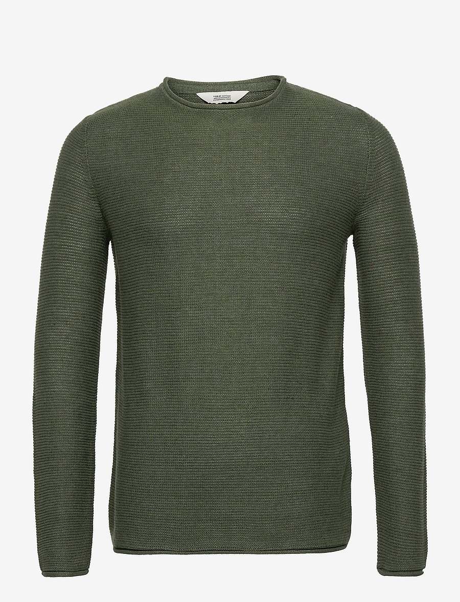Solid - SDJARAH - round necks - black forest melange - 1