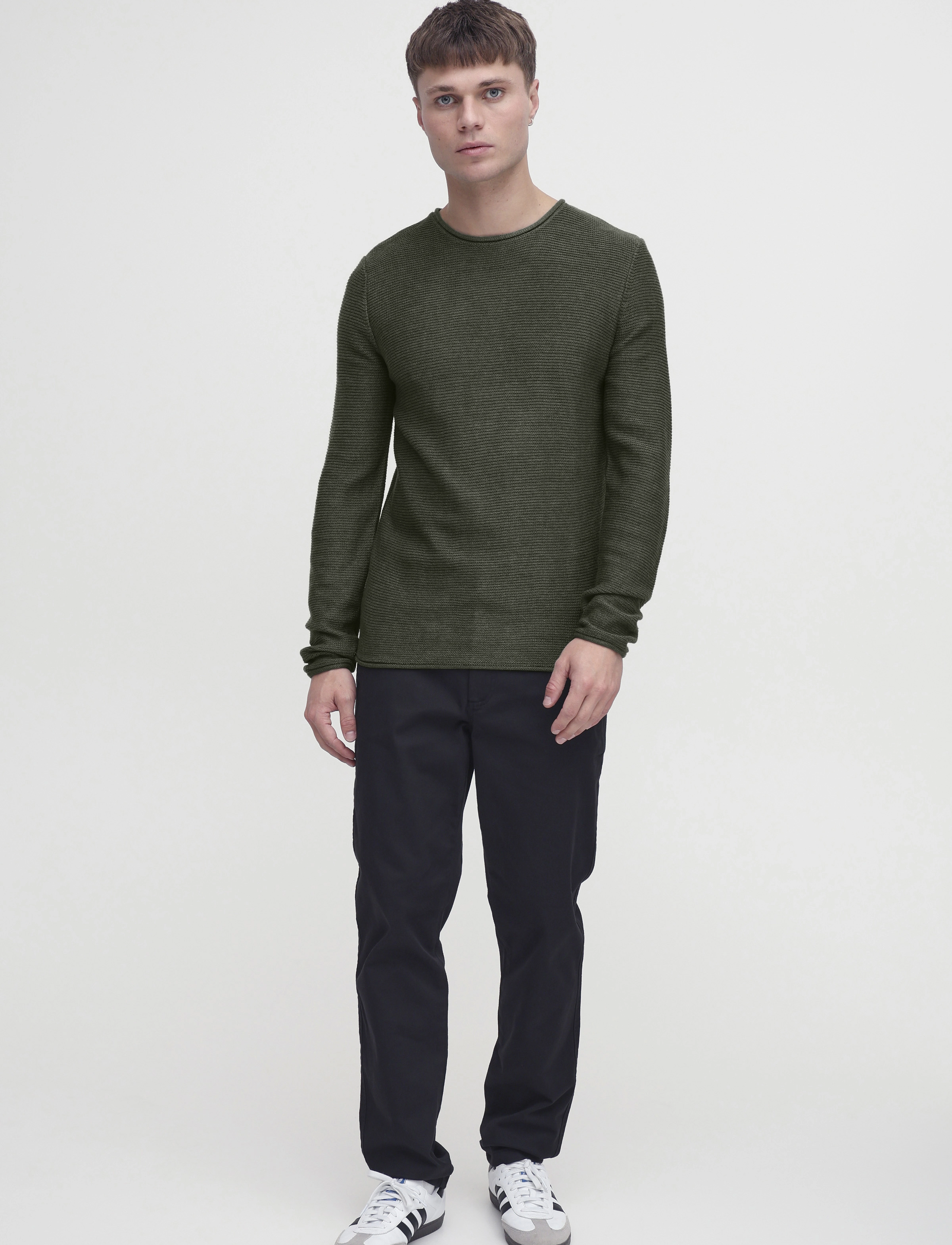 Solid SDJARAH - Kollektionen - BLACK FOREST MELANGE / khaki/green