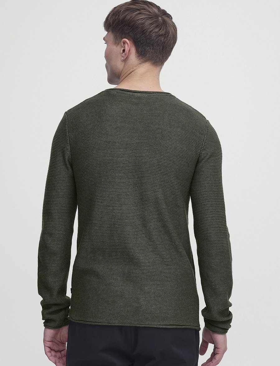 Solid - SDJARAH - round necks - black forest melange - 4