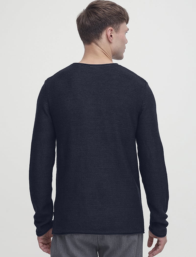 Solid - SDJARAH - rundhalsad - insignia blue melange - 4