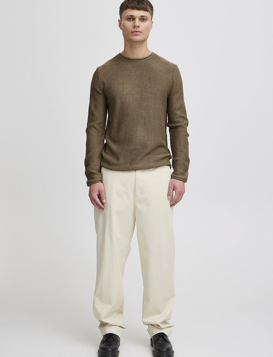 Solid - SDJARAH - round necks - kangaroo melange - 0