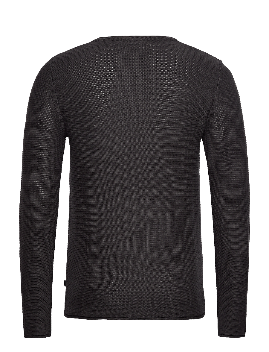 Solid - SDJARAH - okrągły dekolt - true black - 2
