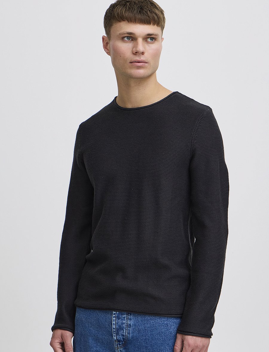 Solid - SDJARAH - okrągły dekolt - true black - 3