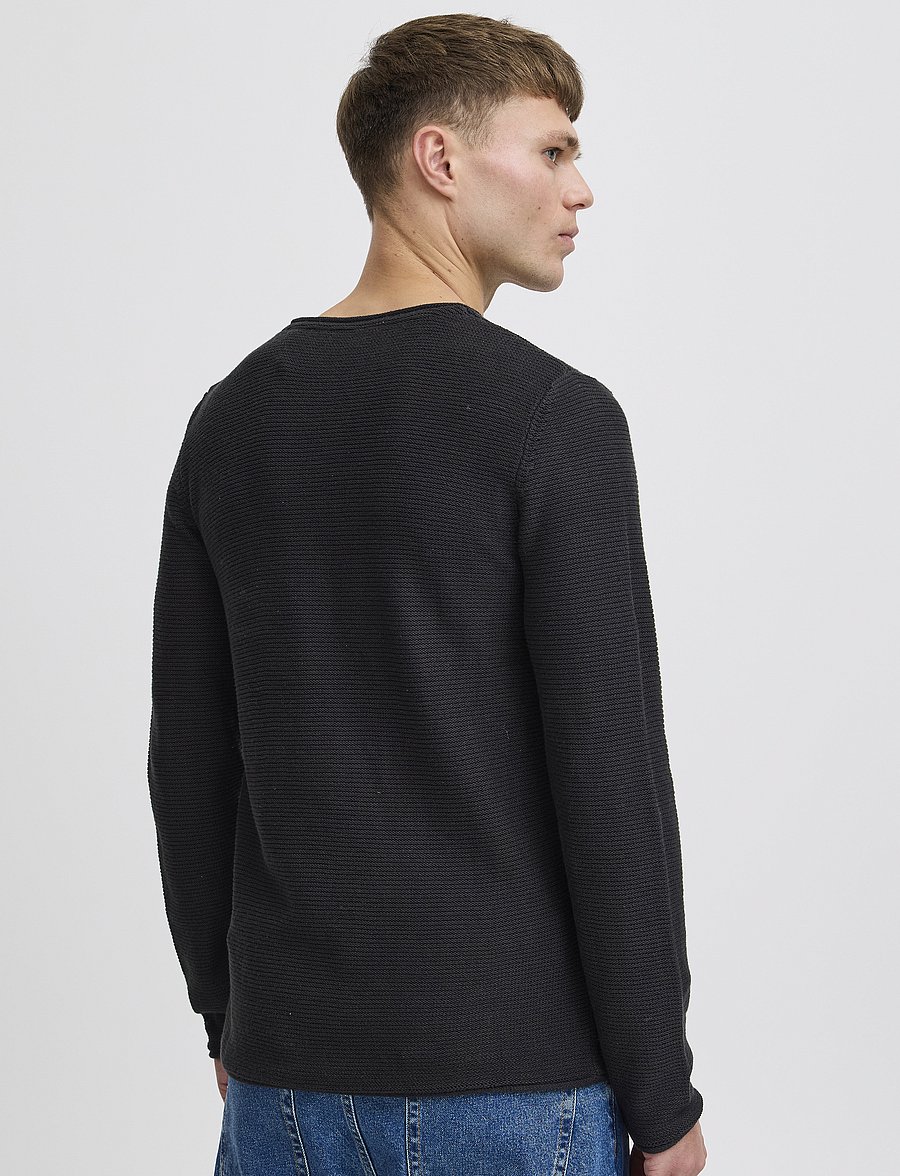 Solid - SDJARAH - okrągły dekolt - true black - 4