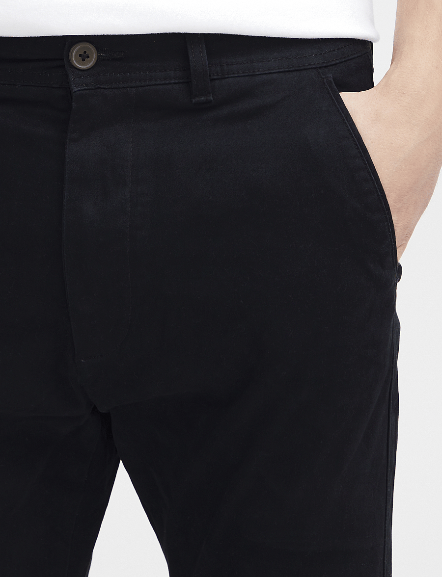 Solid - SDJim Pants - chinos - black - 5
