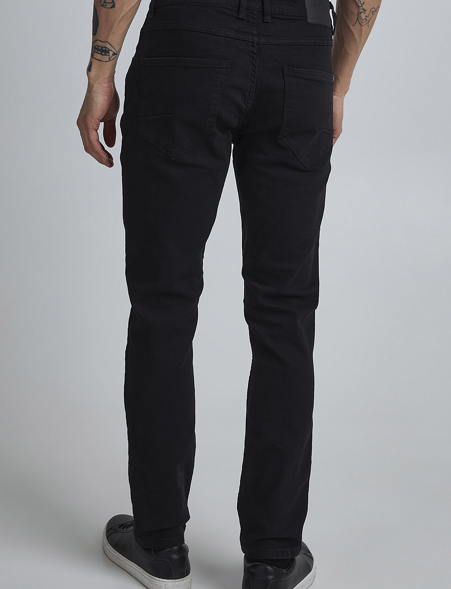Solid - SDJoy Black 100 - slim-fit jeans - black denim - 4