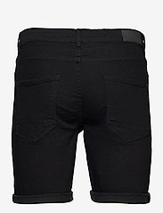Solid - SDRyder Lt Black 100 - denim shorts - black denim - 1