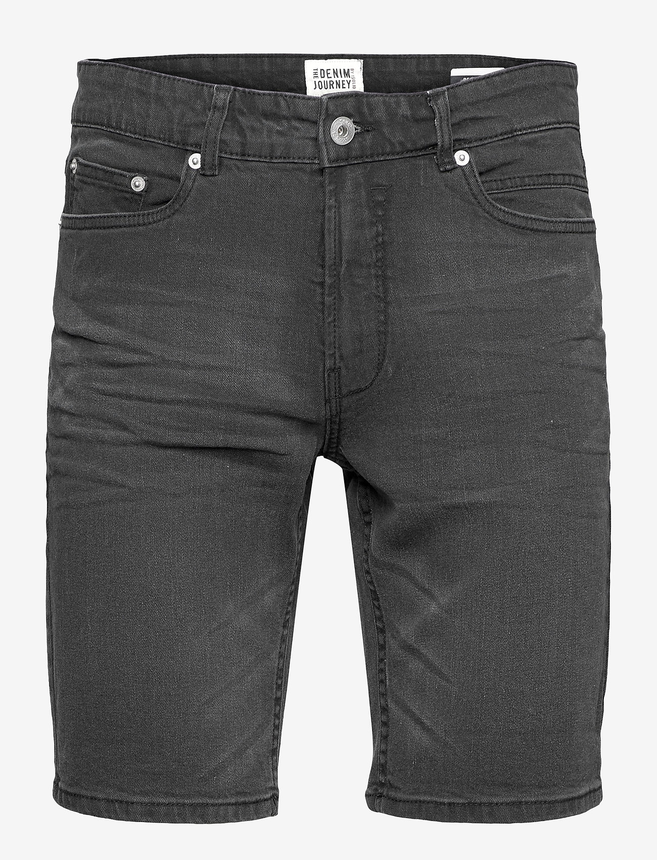 Solid - SDRYDER LTGREY900 - lühikesed teksapüksid - grey denim - 0