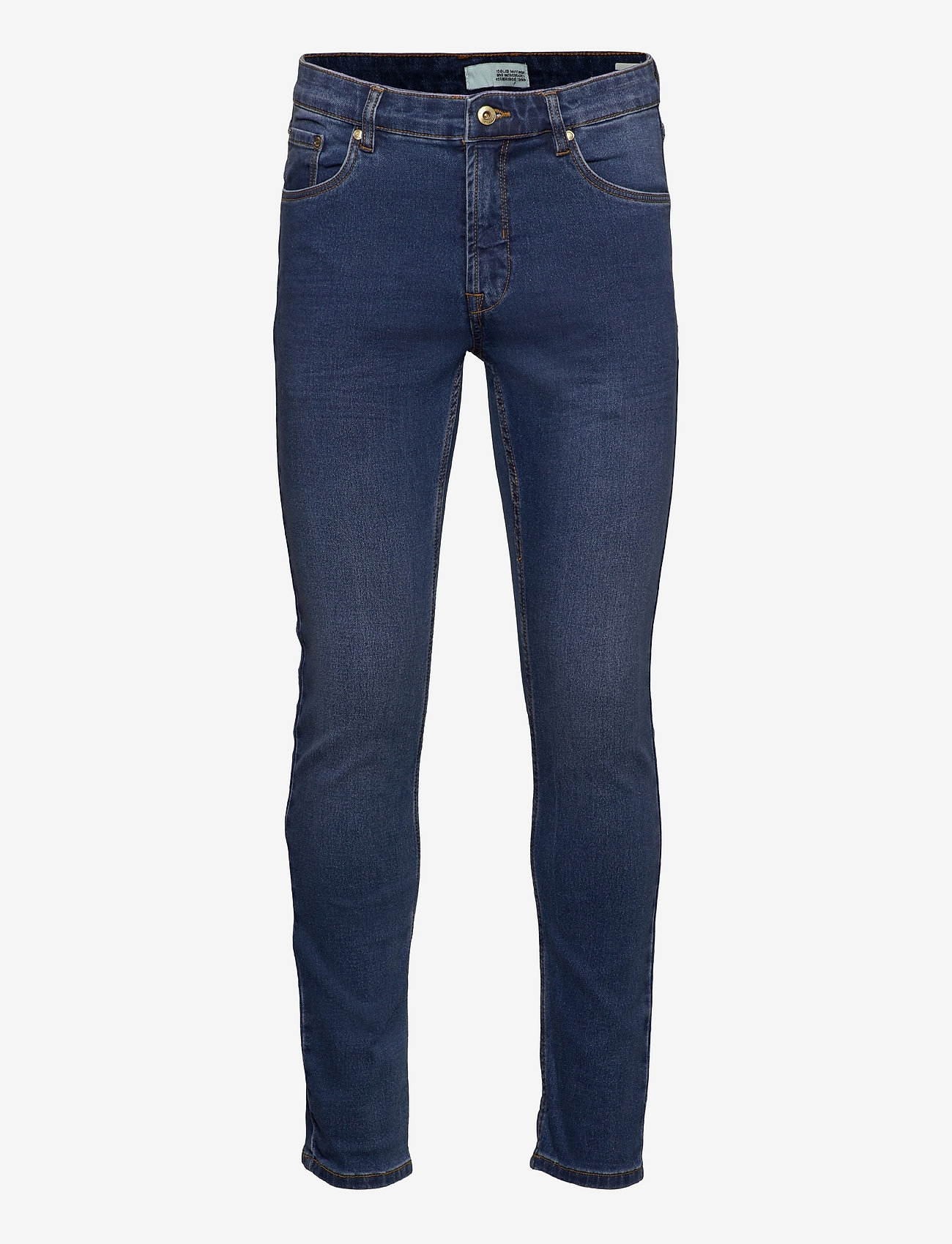 Solid - SDTULIO JOYHYBRID - džinsa bikses ar tievām starām - middle blue denim - 0