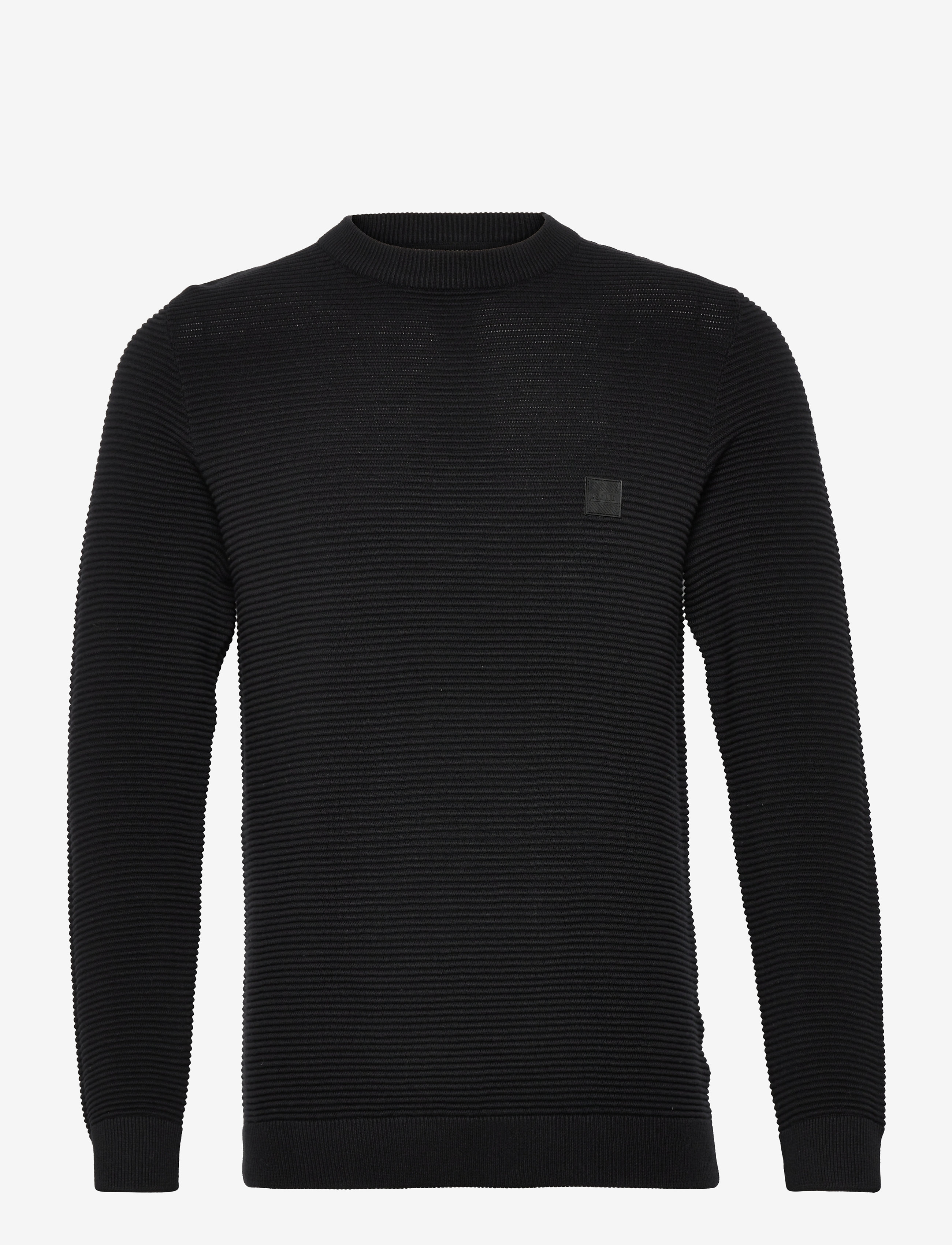 Solid Sdvalencia, S, Knitwear, Schwarz - Round Necks, Männerswear
