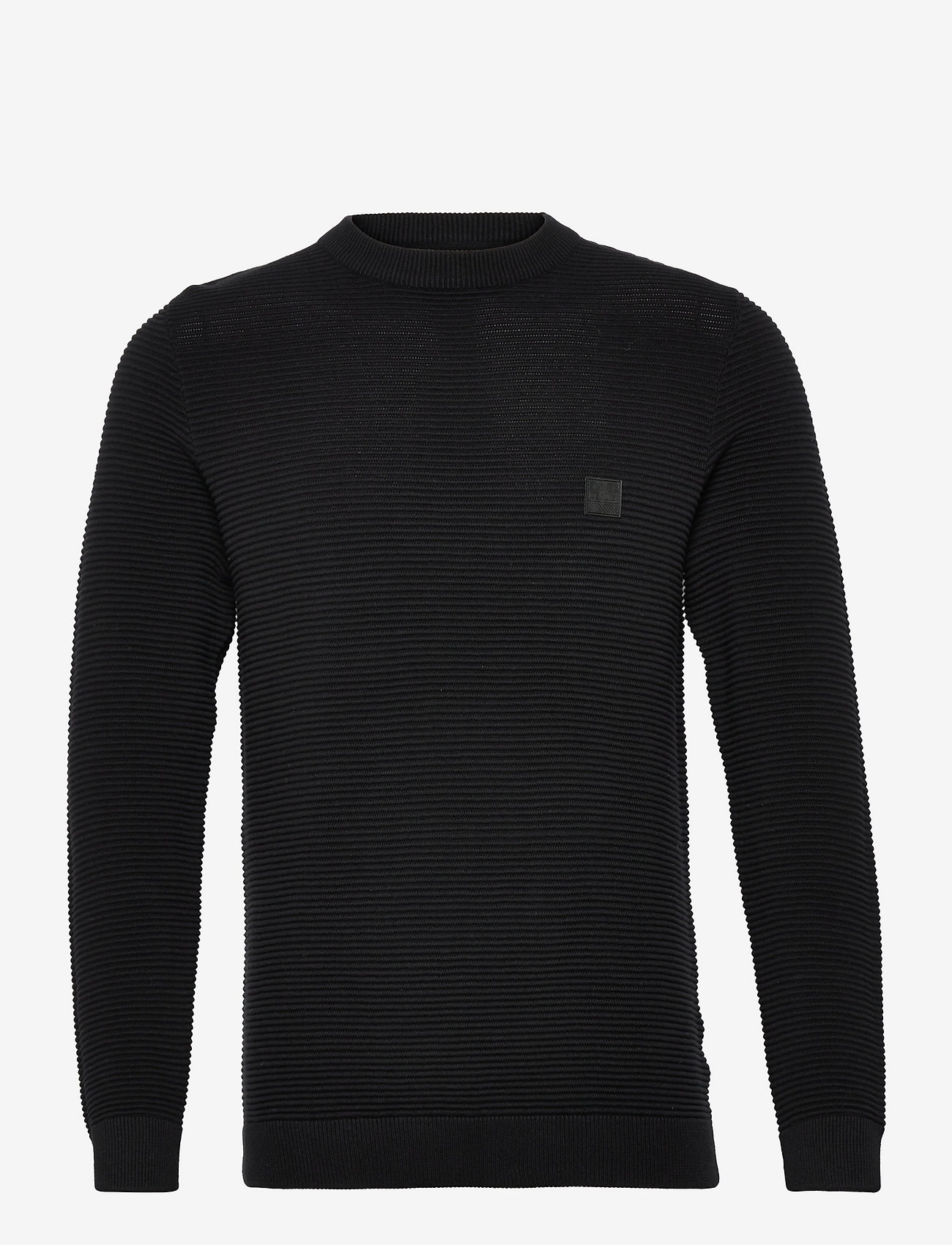 Solid - SDVALENCIA - knitted round necks - black - 0