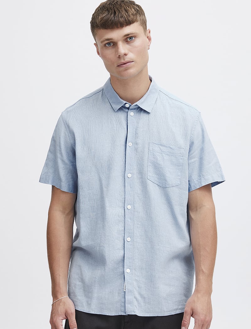 Solid - SDALLAN SS SH - leinenhemden - chambray blue - 3