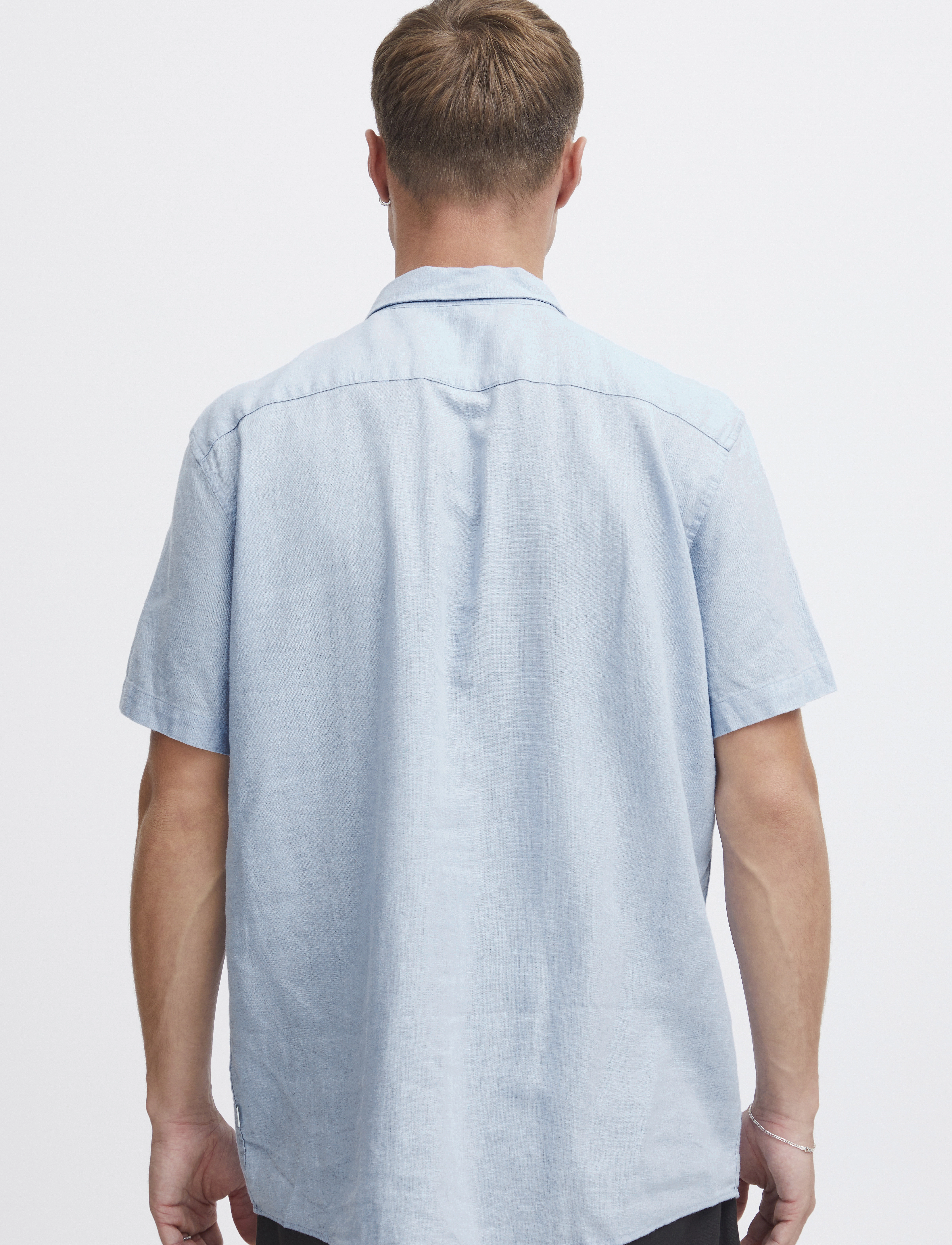 Solid - SDALLAN SS SH - lowest prices - chambray blue - 4