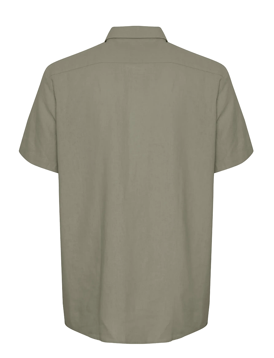 Solid - SDALLAN SS SH - linneskjortor - laurel oak - 2