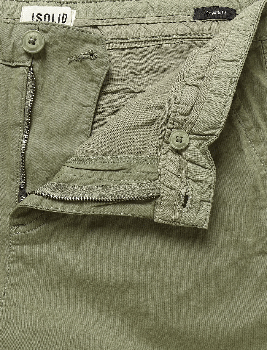 Solid - SDJIM LIGHT CHINO SHO - deep lichen green - 2