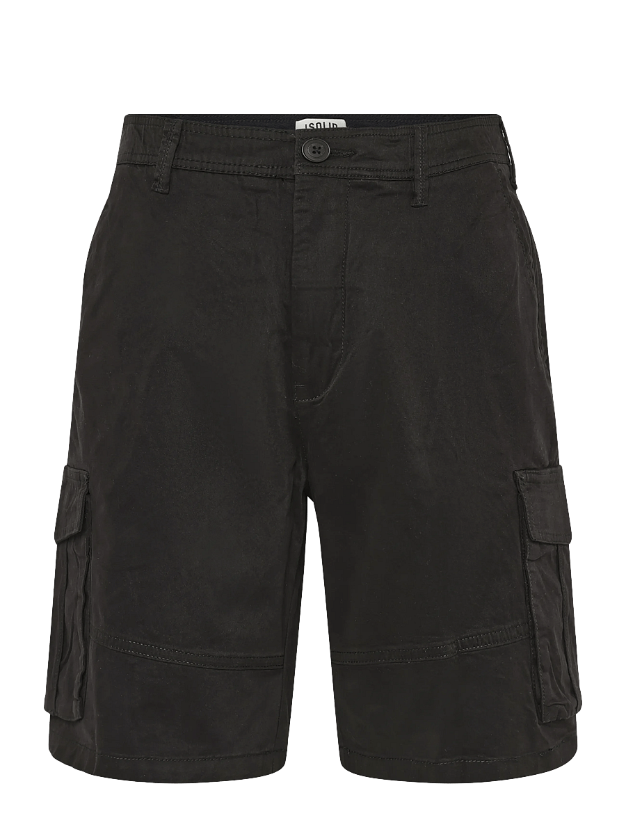 Solid - SDJACKJIM LIGHT CARGO SHO - lühikesed kargopüksid - true black - 0