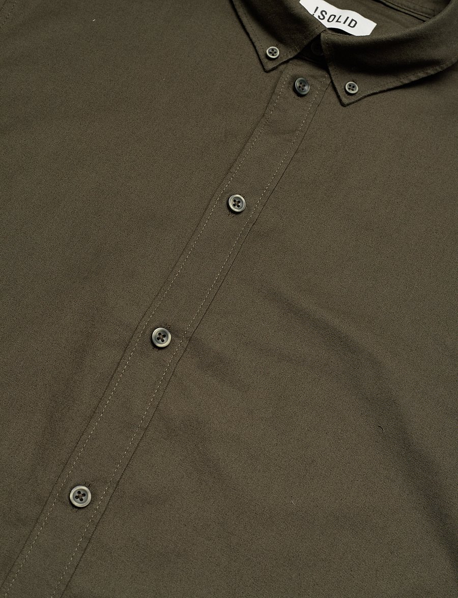 Solid - SDVAL SH - casual shirts - forest night - 3