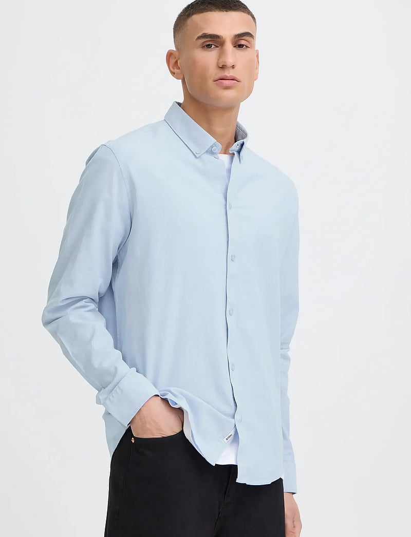 Solid - SDVAL SH - casual skjortor - sky blue - 3