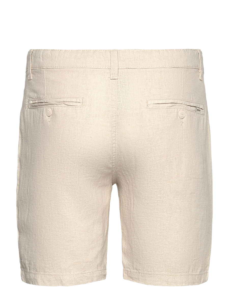 Solid - SDAurelius SHO - leinen-shorts - oatmeal - 1