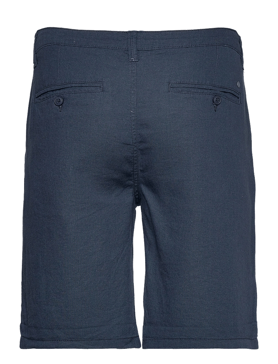 Solid - SDAurelius SHO - linen shorts - total eclipse - 1