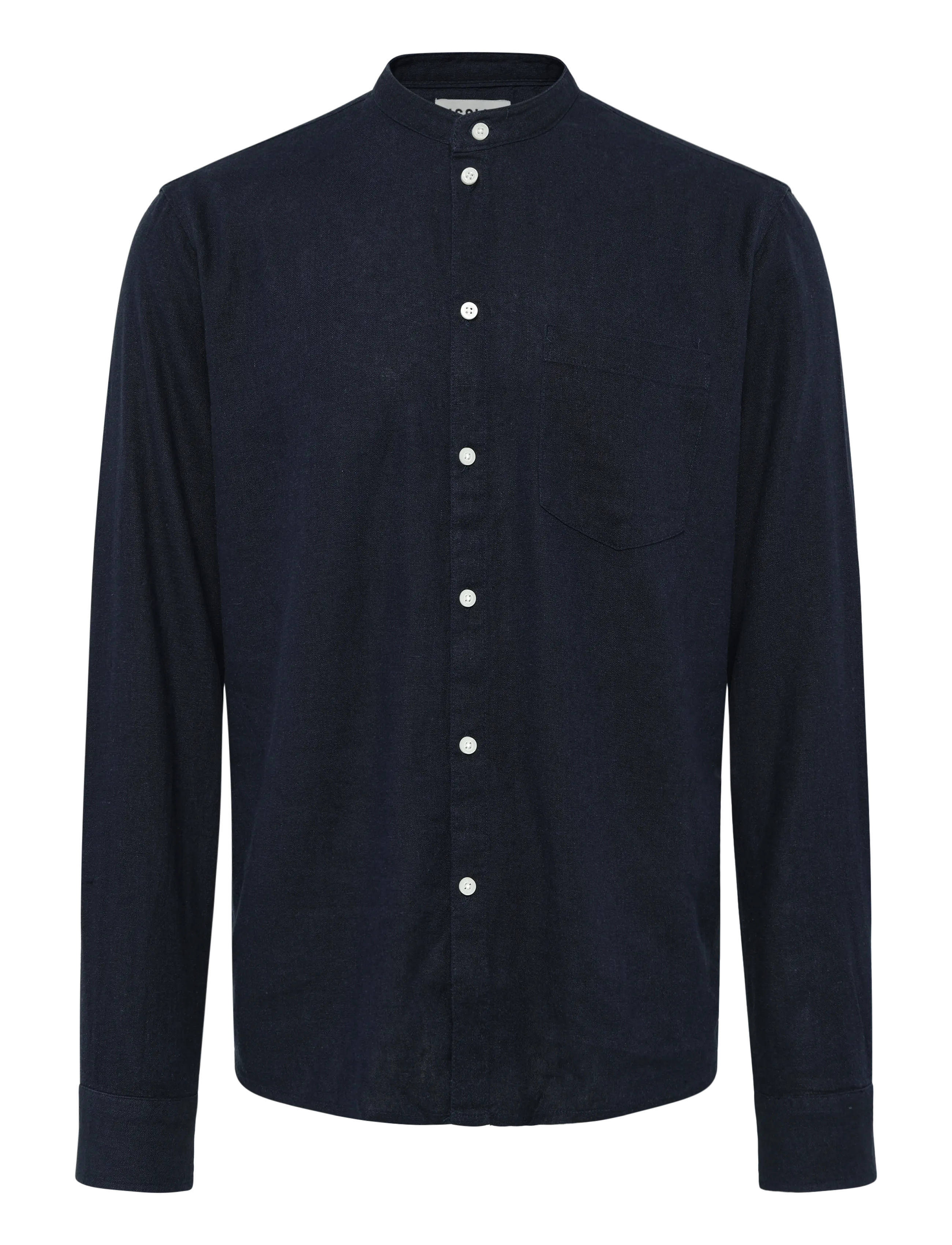 Solid Sdallan China Sh, Mænd, Kinakrave Skjorte, Navy, Str: S