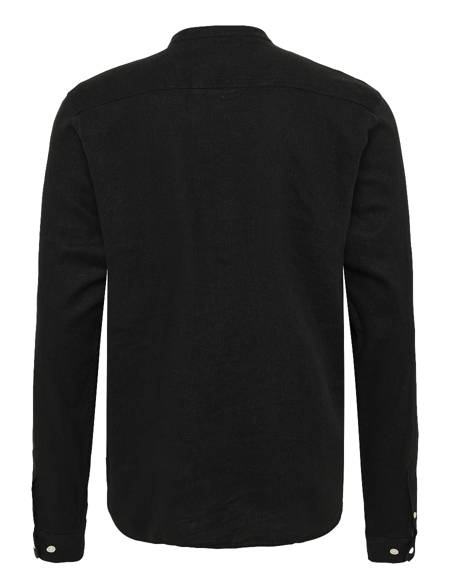 Solid - SDALLAN CHINA SH - leinenhemden - true black - 1