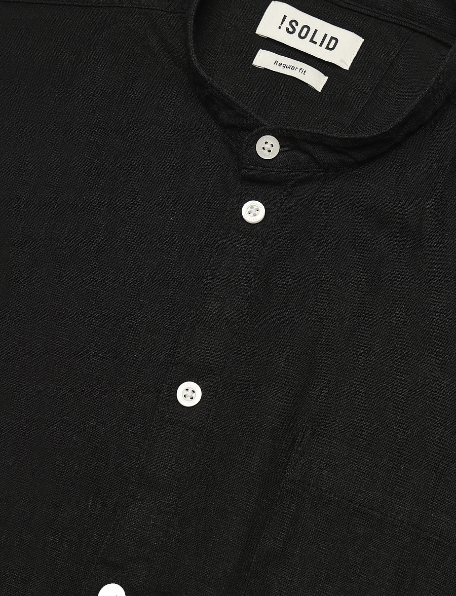 Solid - SDALLAN CHINA SH - leinenhemden - true black - 2
