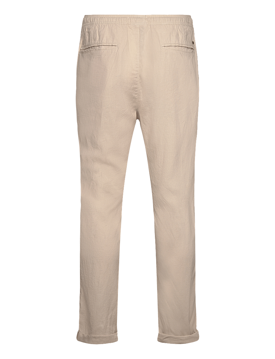Solid - SDTAIZ PA - linen trousers - oatmeal - 2