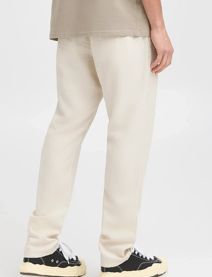 Solid - SDTAIZ PA - linen trousers - oatmeal - 4