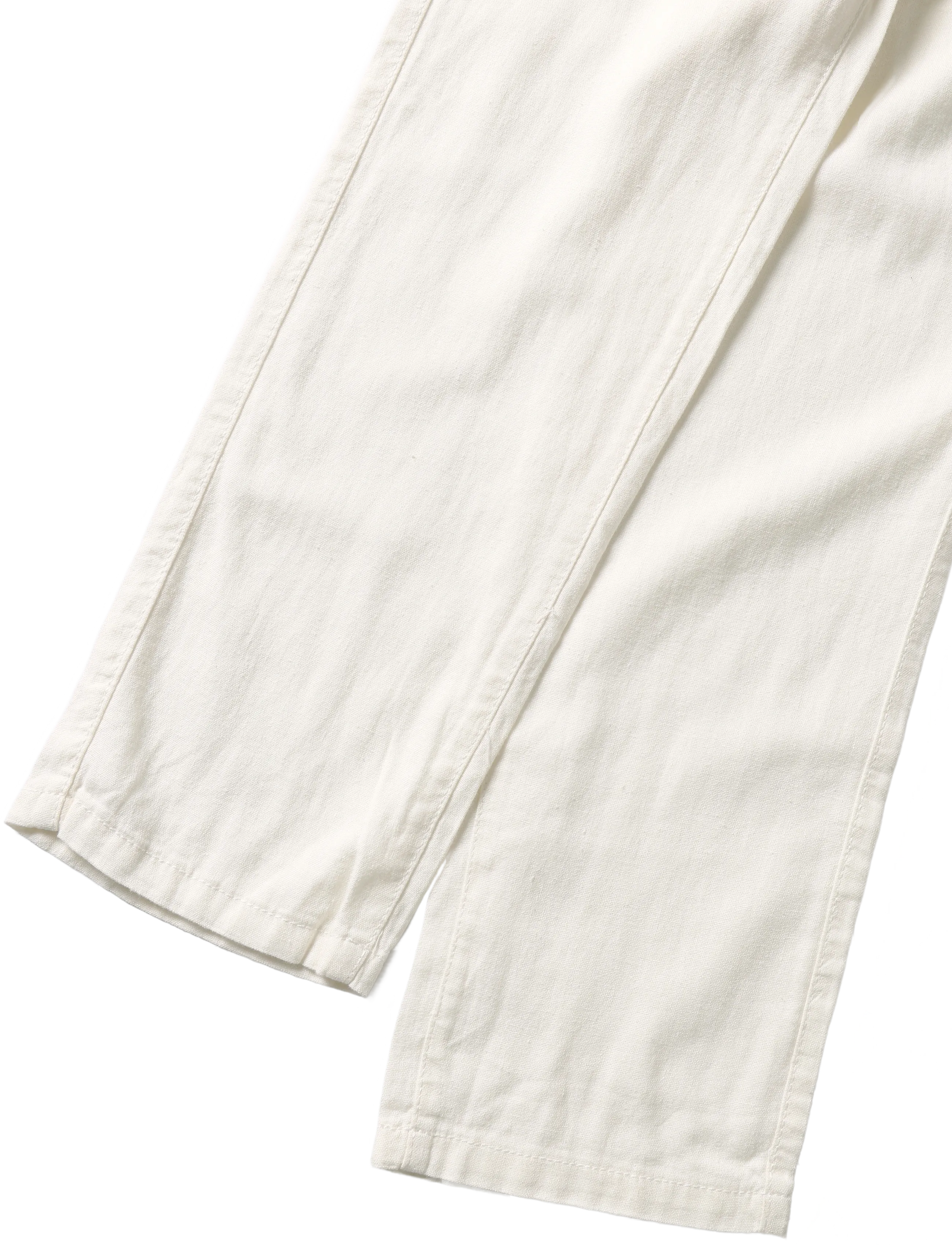 Solid - SDTAIZ PA - linnebyxor - off white - 4