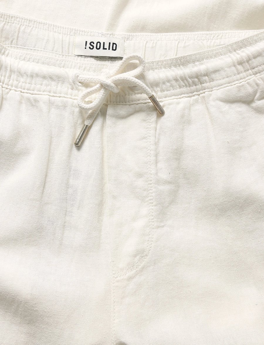 Solid - SDTAIZ PA - hørbukser - off white - 5