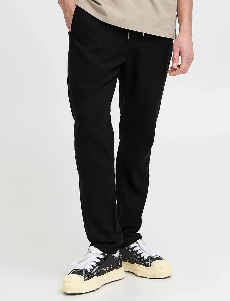 Solid - SDTAIZ PA - hørbukser - true black - 3