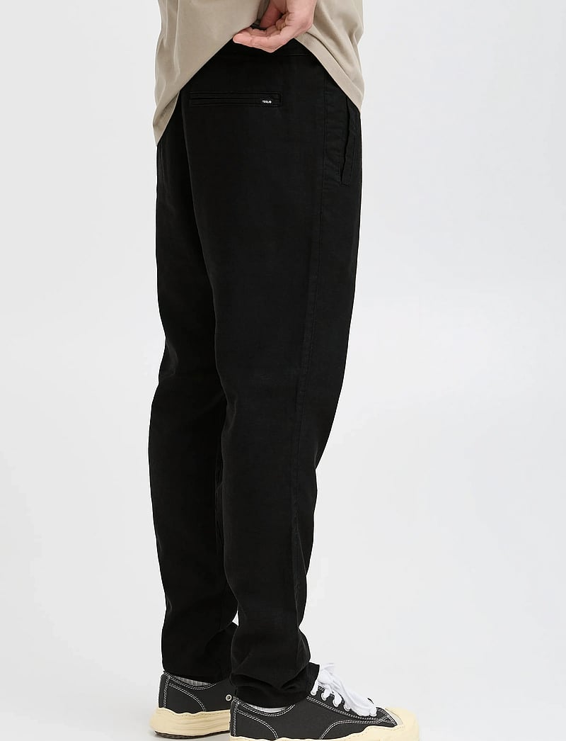 Solid - SDTAIZ PA - hørbukser - true black - 4