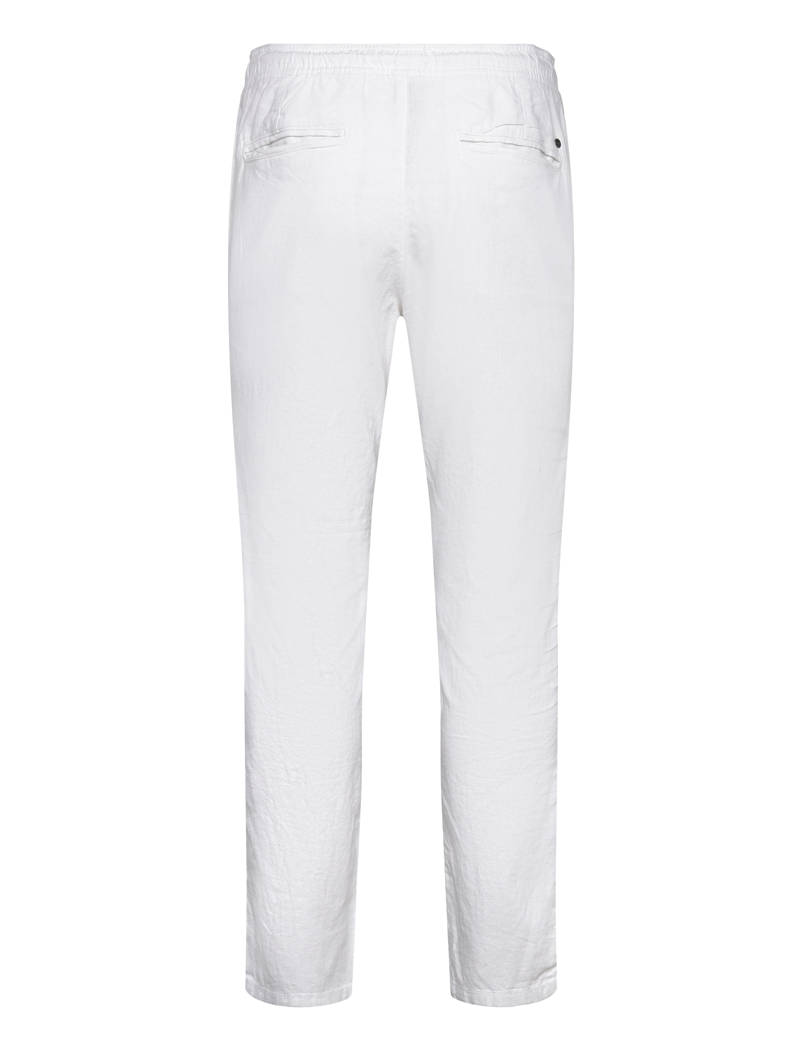 Solid - SDTAIZ PA - linen trousers - white - 2