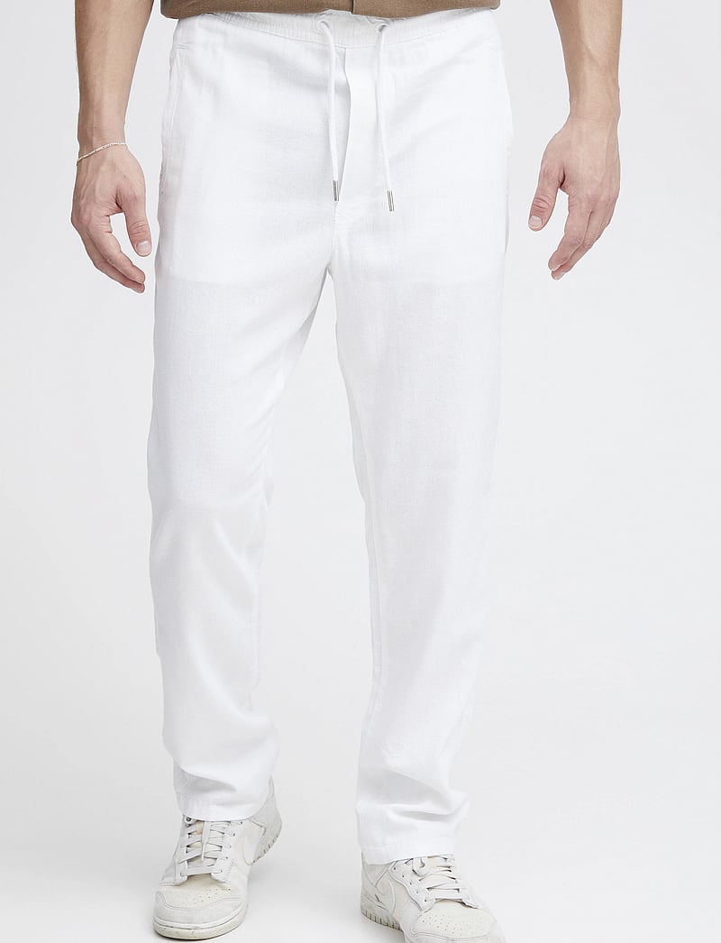 Solid - SDTAIZ PA - hørbukser - white - 3