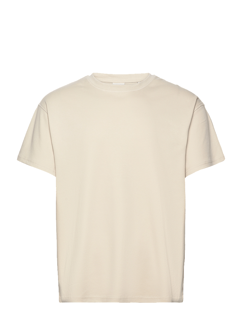 Solid - SDDANTON - kortärmade t-shirts - oatmeal - 0