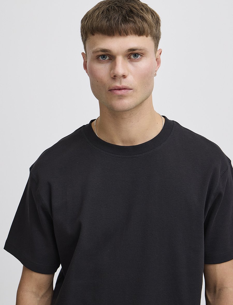 Solid - SDDanton SS - short-sleeved t-shirts - true black - 5