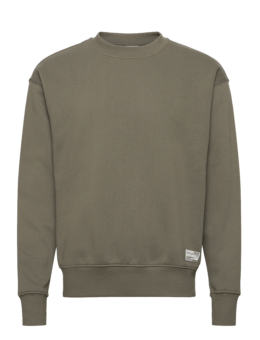 Solid - SDLENZ CREW SW - collections - dusty olive - 1