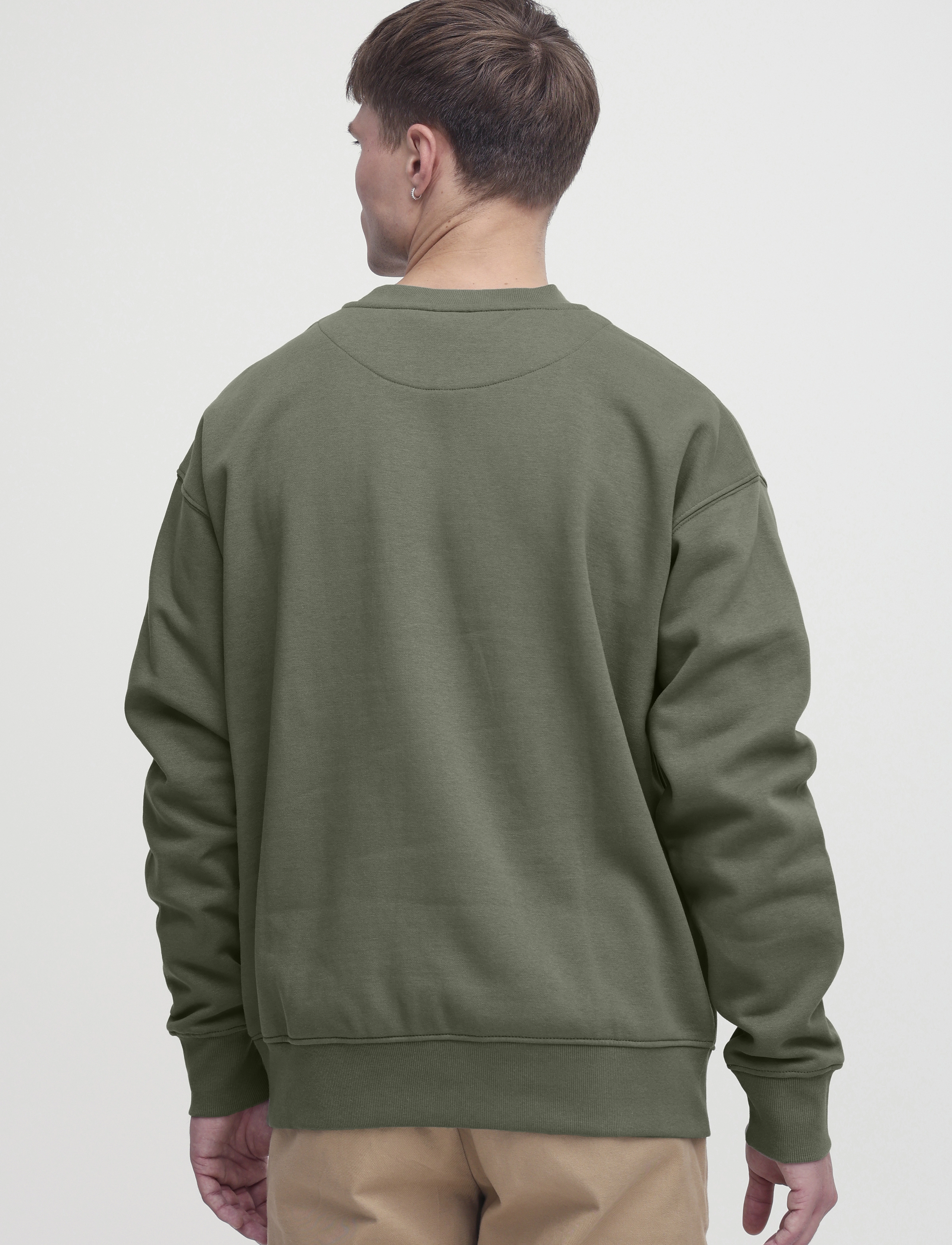 Solid - SDLENZ CREW SW - laveste priser - dusty olive - 4