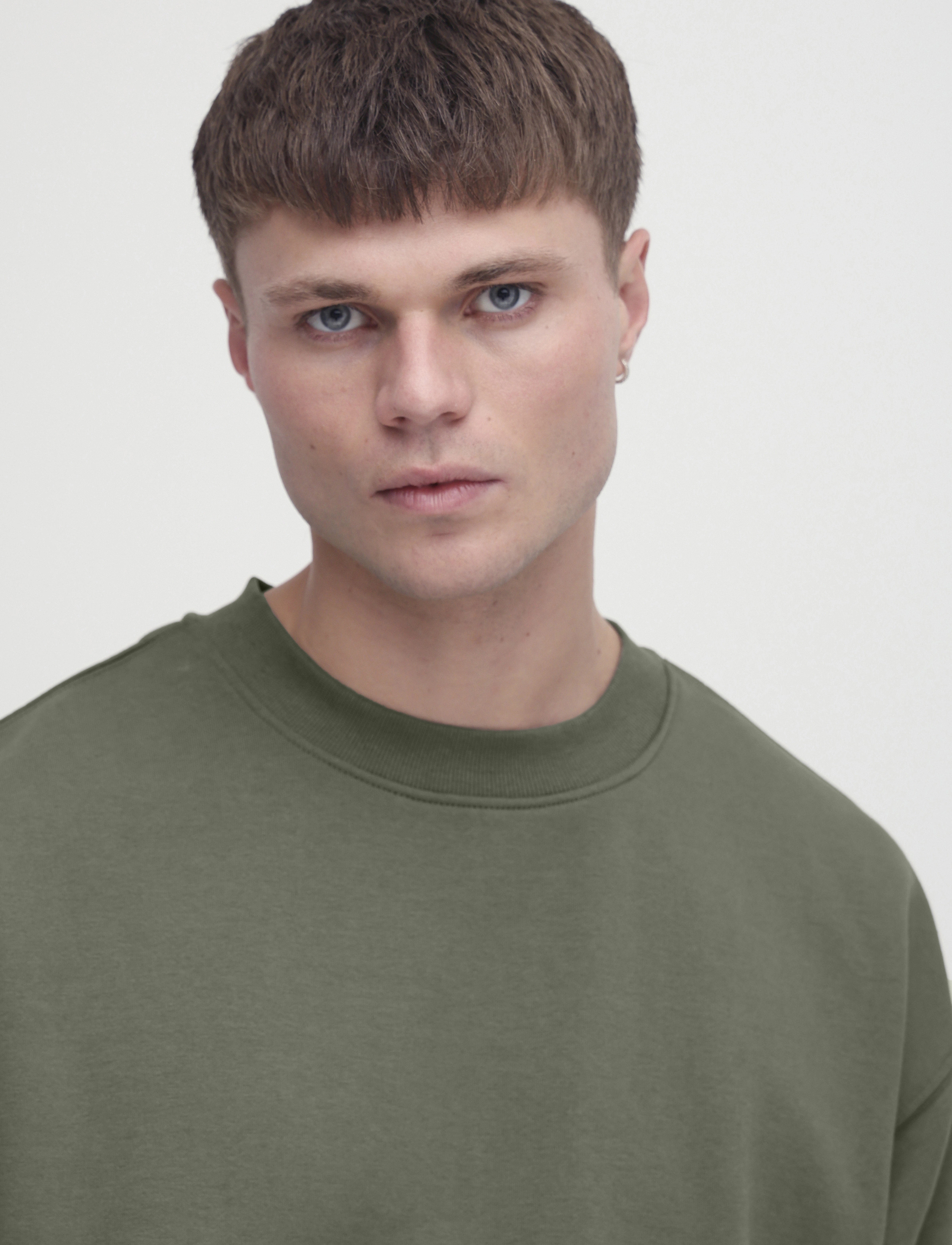 Solid - SDLENZ CREW SW - dressipluusid - dusty olive - 5