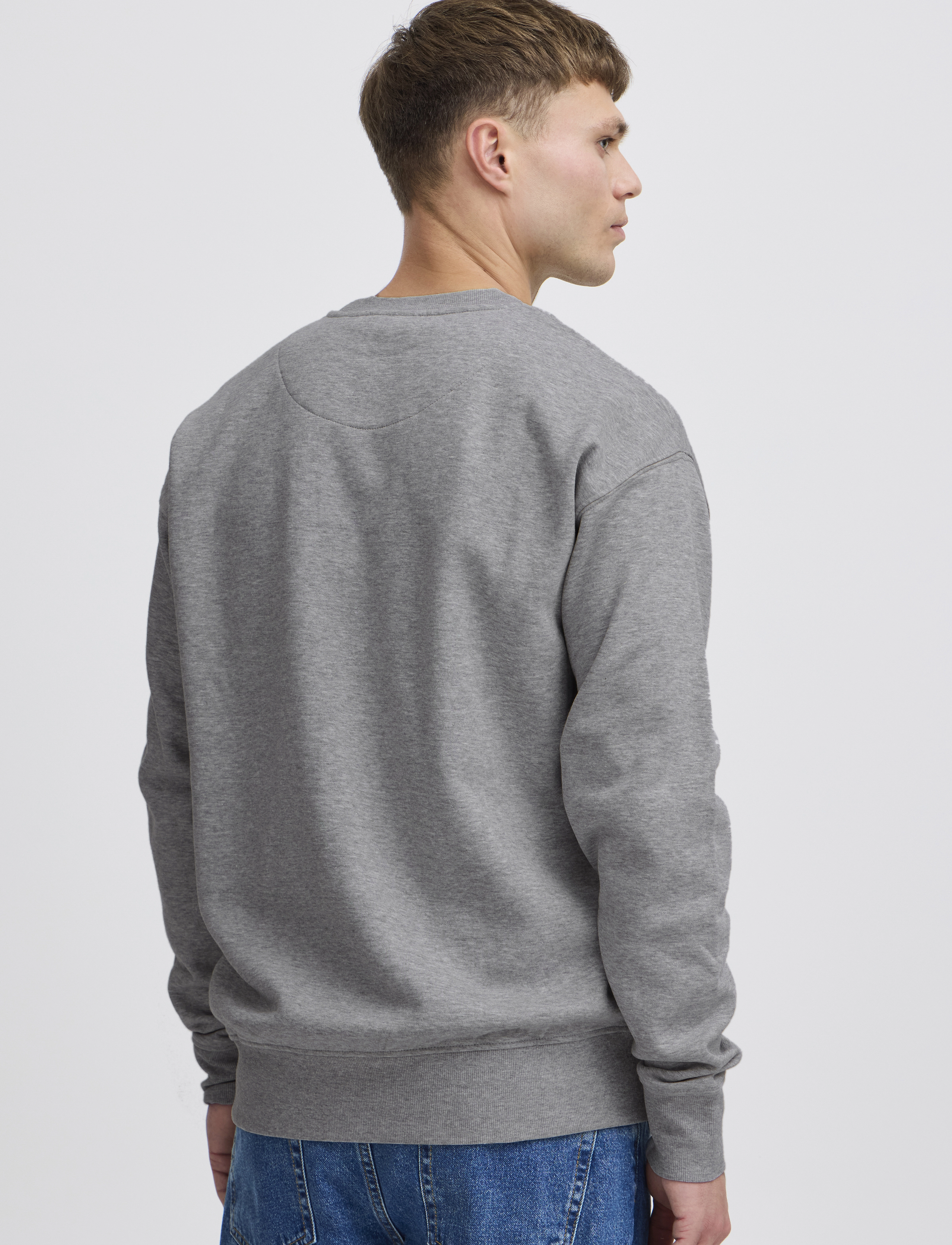 Solid - SDLENZ CREW SW - laveste priser - light grey melange - 4