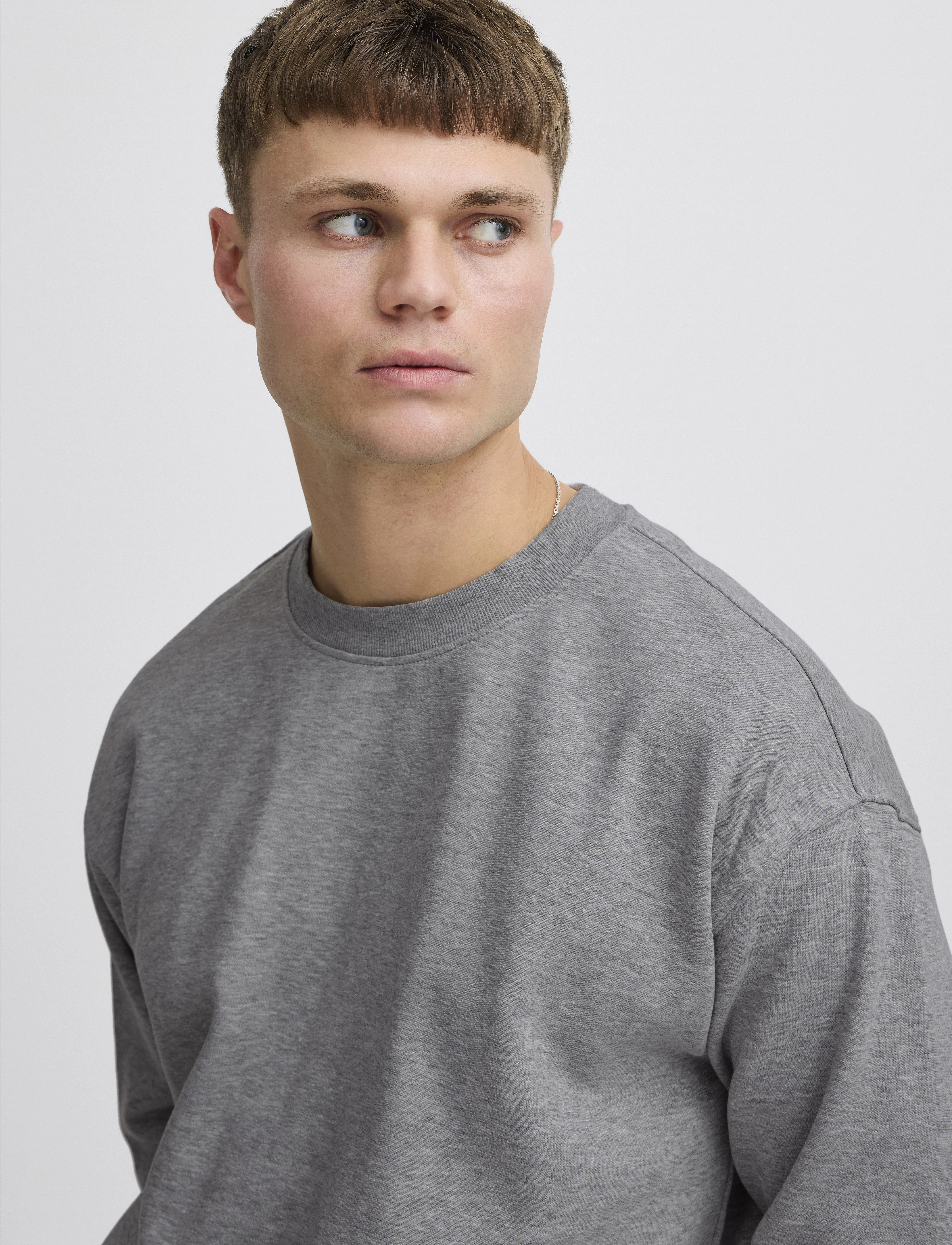 Solid - SDLENZ CREW SW - laveste priser - light grey melange - 5