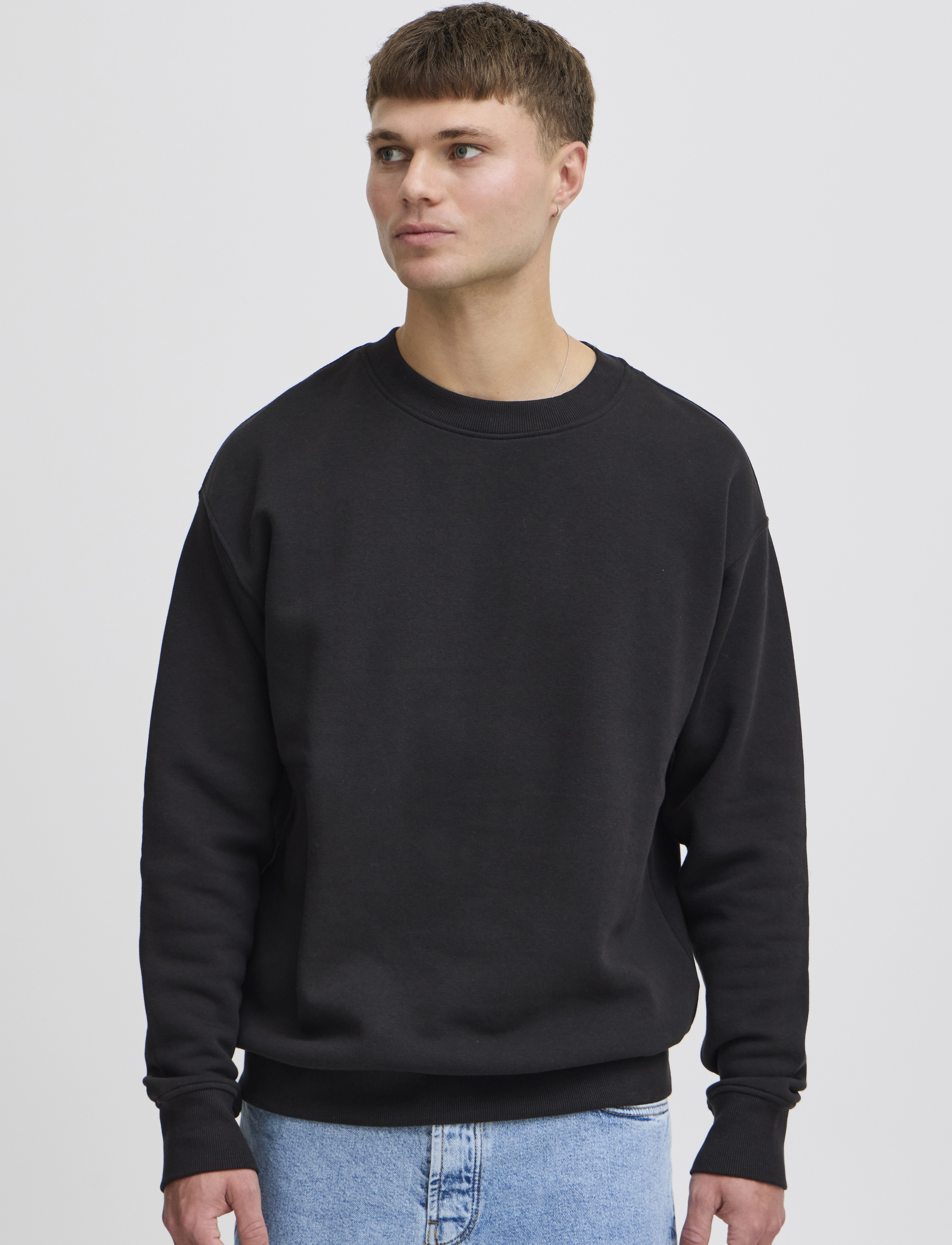 Solid - SDLENZ CREW SW - sweatshirts - true black - 3
