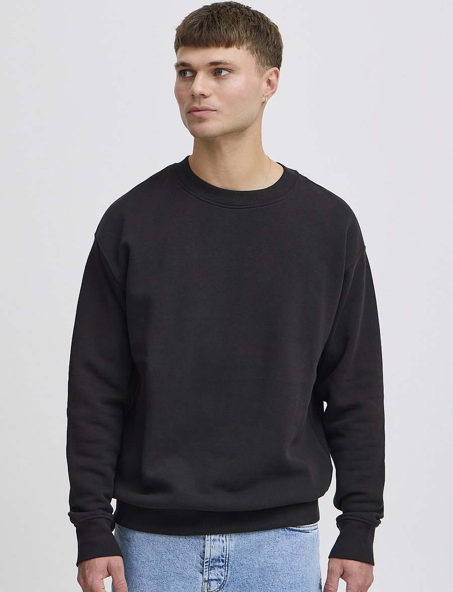 Solid - SDLENZ CREW SW - collections - true black - 3