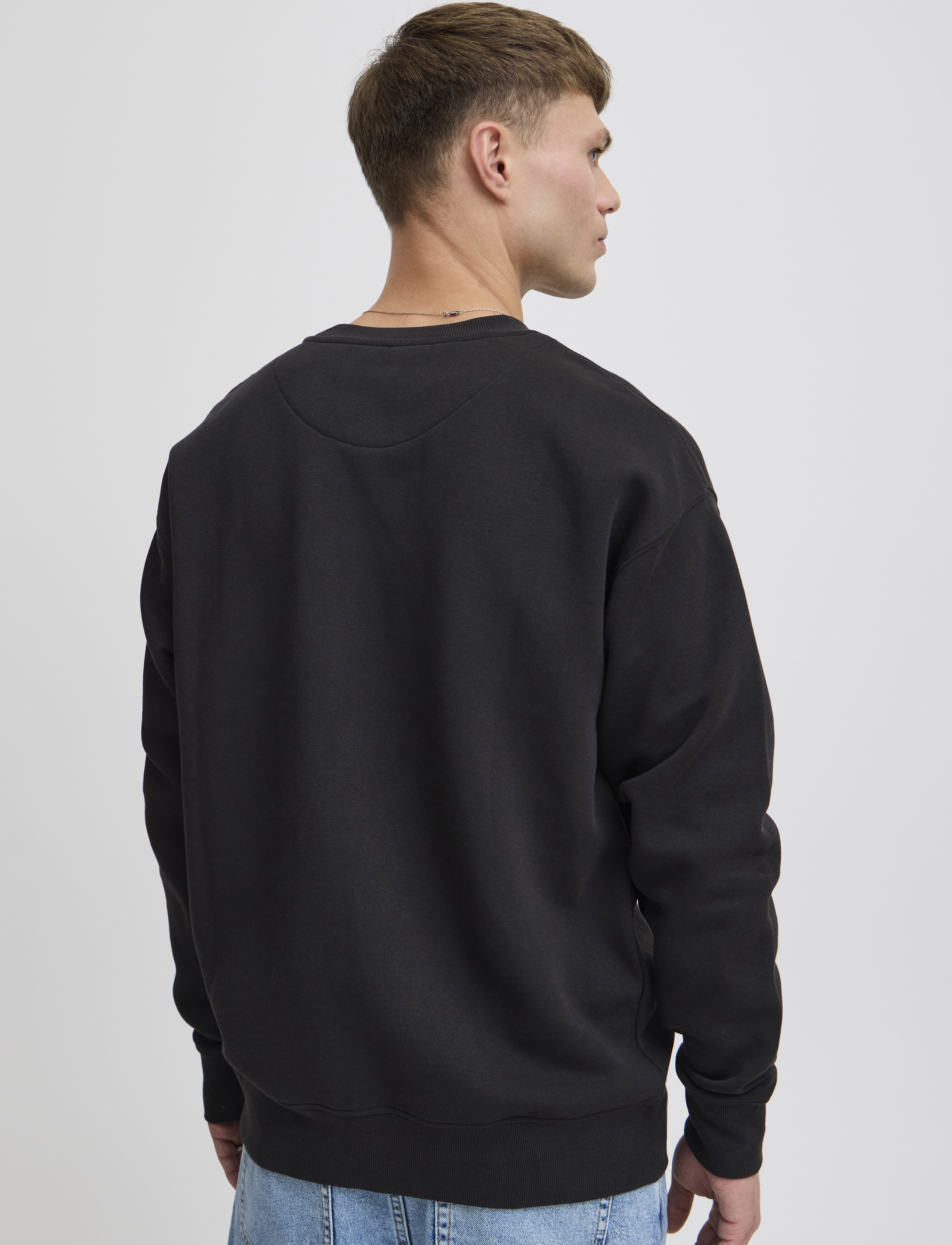 Solid - SDLENZ CREW SW - sweatshirts - true black - 4