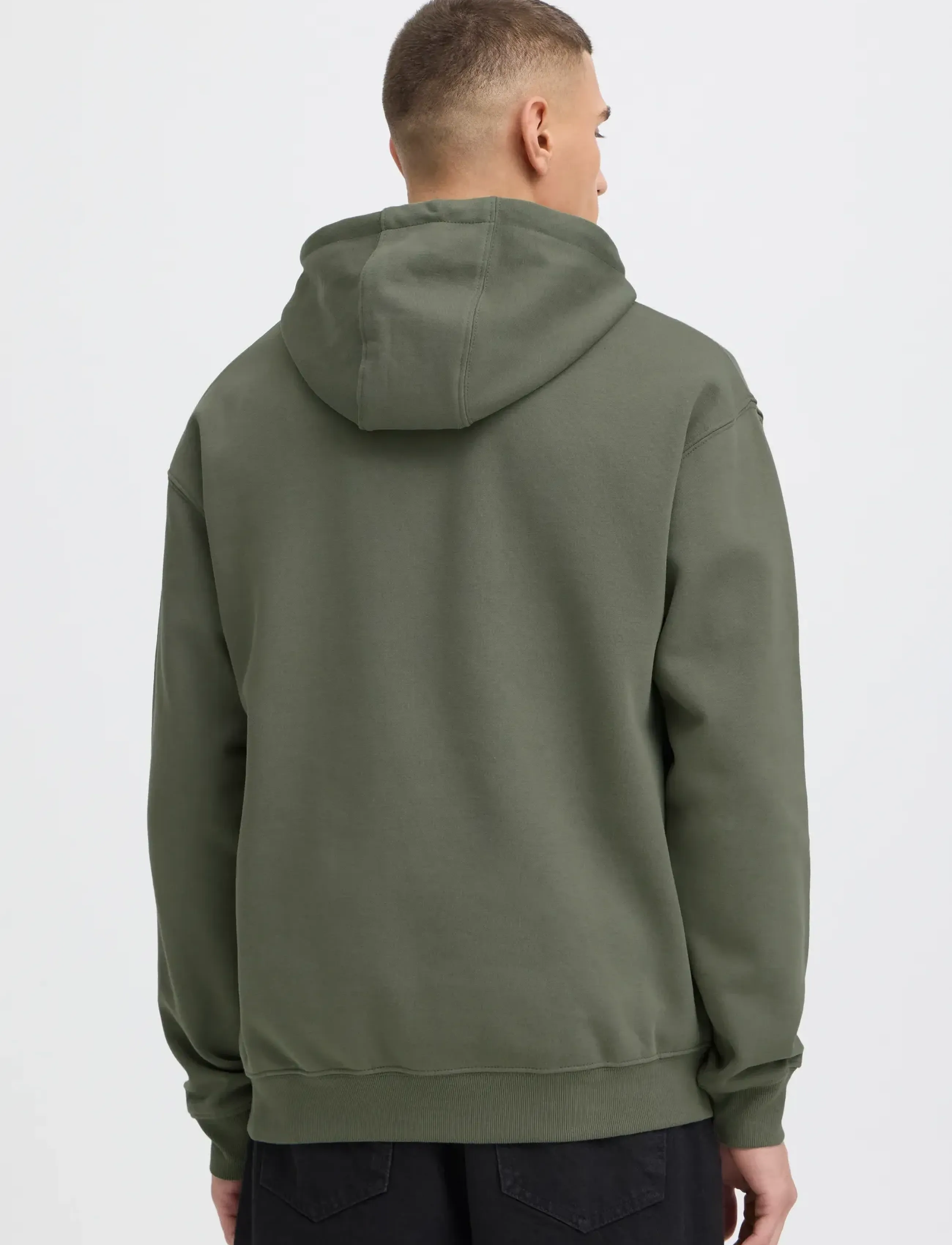 Solid - SDLENZ HOOD SW - sweatshirts - dusty olive - 3