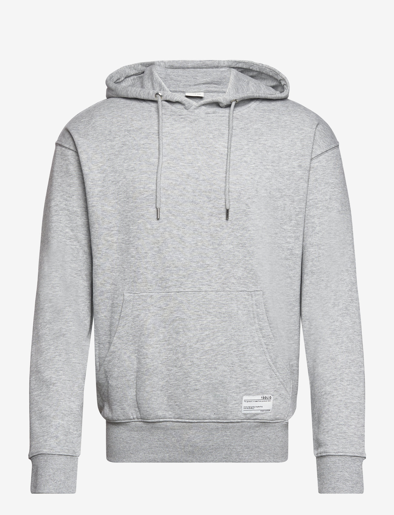 Solid - SDLENZ HOOD SW - hættetrøjer - light grey melange - 0